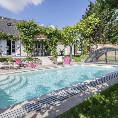 Au Coeur Du Bien-Etre, Gite Avec Piscine Chauffee Et Couverte, Spa, Sauna, Massages Monteaux Eksteriør bilde